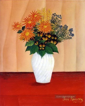  Bouquet Werke - Blumenstrauß Bouquet de fleurs Henri Rousseau Post Impressionismus Naive Primitivismus